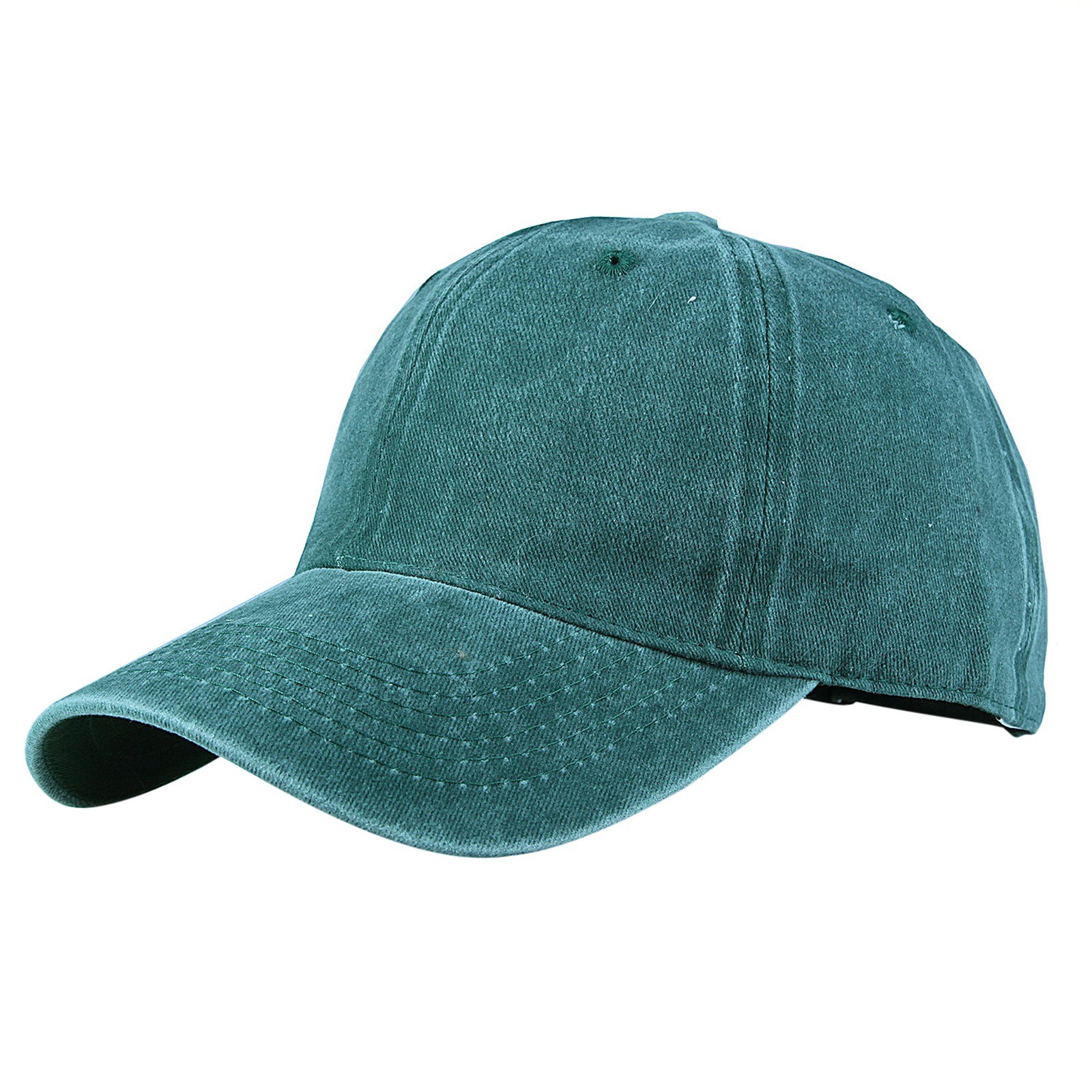 thumbnail image 2 of Gorra de béisbol informal de algodón lavado al agua para mujer: transpirable, correa ajustable, protección solar, para actividades al aire libre en la playa, el parque o de acampada., 2 of 4